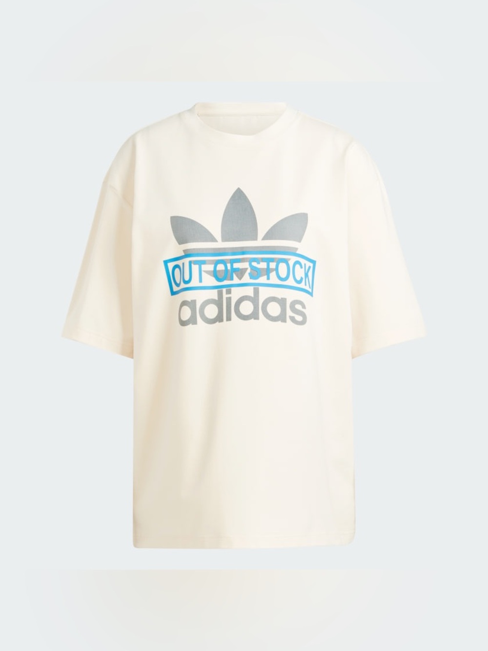 ADIDAS ORIGINALS X KSENIASCHNAIDER REPROCESSED TREFOIL TEE L/XL